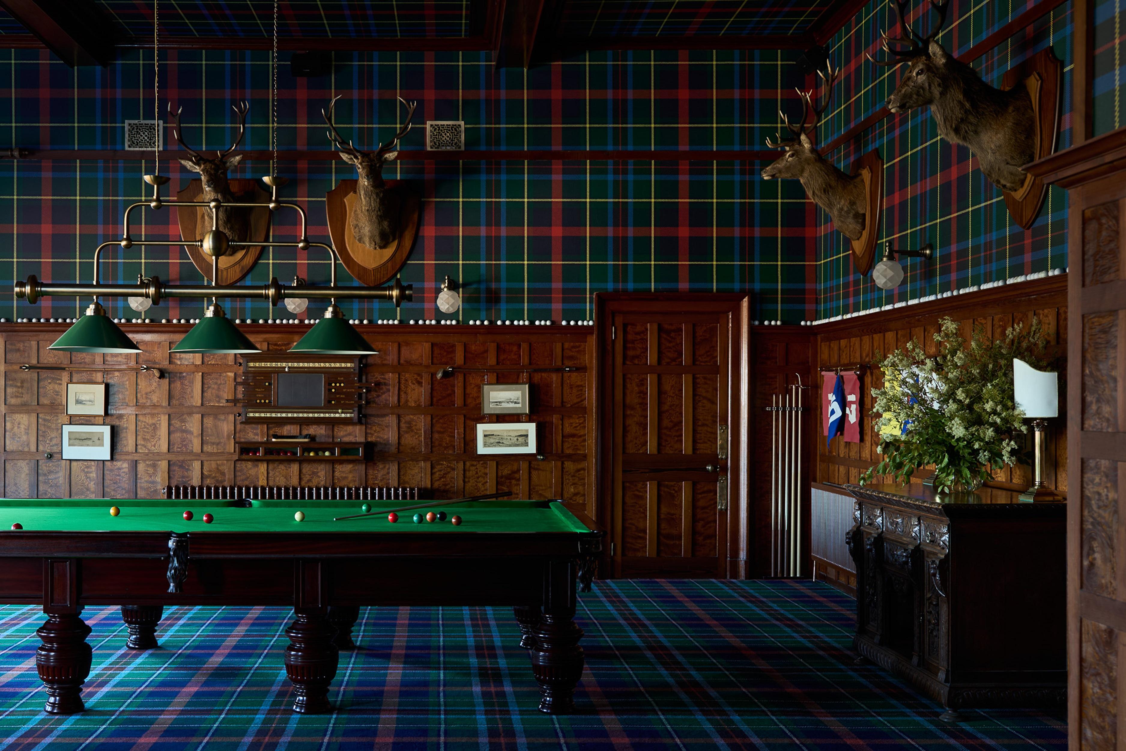 Dornoch Station酒店 外观 照片 The billiard room